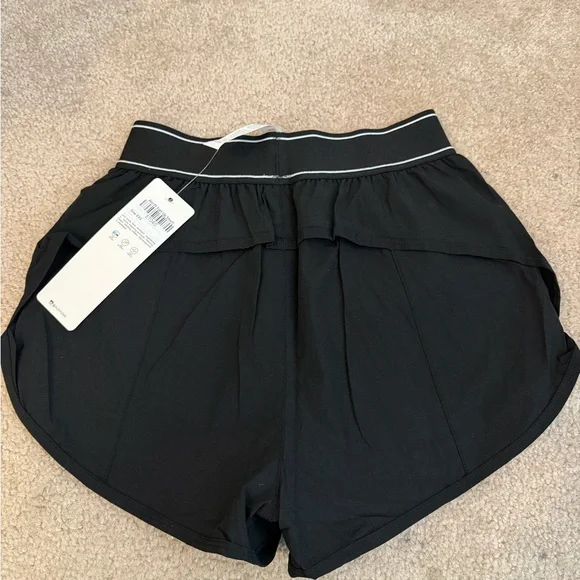 ALO Yoga black Women's Athletic Shorts - Picture 3 of 3